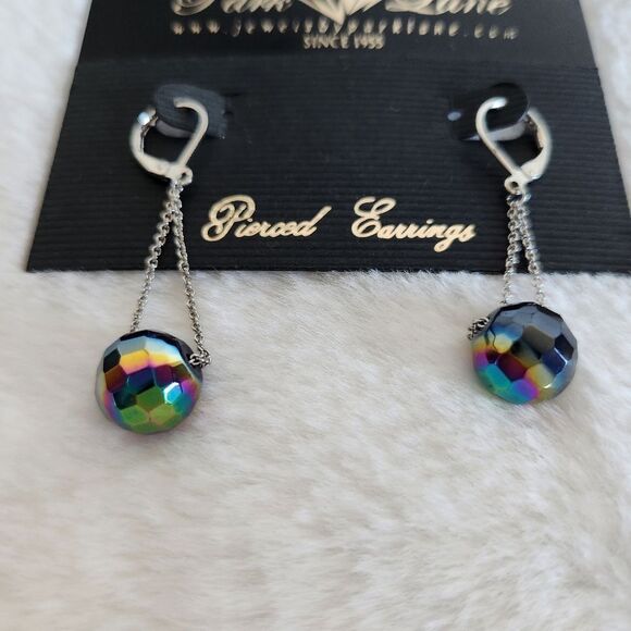 Park Lane Dangling Disco Multicolor Earrings - Picture 3 of 3